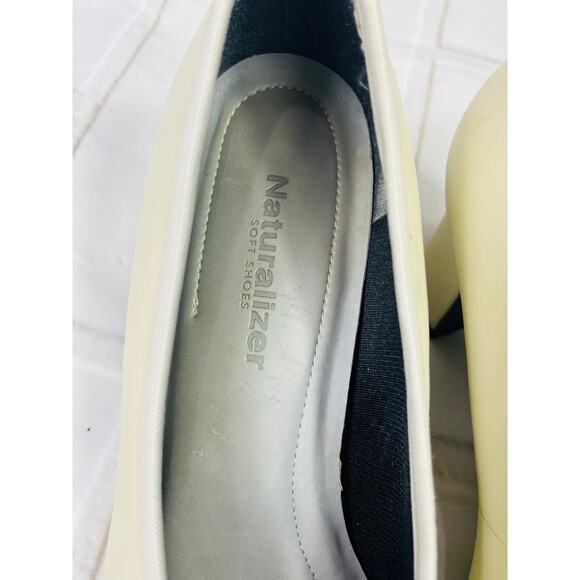 New Naturalizer light gray block heel pumps sz 8.5 - Picture 3 of 4